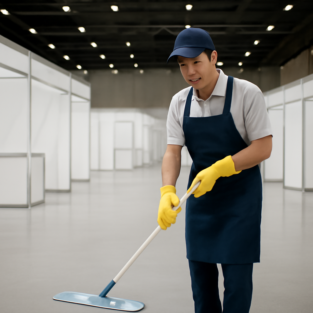 박람회장청소 대표 이미지